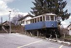 Das Funiculaire von Cossonay früher als Wasserballastbahn unterwegs