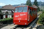 1969 erhielt die Standseilbahn Vevey Mont Pelerin diese roten Wagen