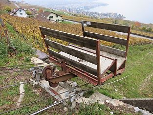 Telefuni Chardonne Vignoble Weinberg Les Bedaules Ouest - Standseilbahn - Téléfuni Chardonne Lavaux Suisse