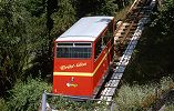 Standseilbahn Territet Glion Wagen ab 1975 bis zur Aera Goldenpass 2009