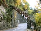 Funiculaire Territet Mont Fleuri Brücke unterhalb von der Bergstation