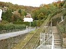 Zwischenstation der stillgelegten Standseilbahn Territet Mont-Fleuri