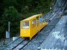 Der neue Wagen von Inauen-Schätti in der Talstation