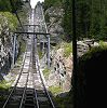 Funiculaire Emosson - die längste Ausweiche der Schweiz