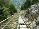 Funiculaire Emosson - Trassee der Standseilbahn