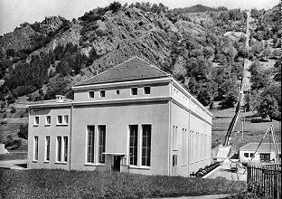 Funiculaire Champsec usine - Château d'eau Les Creux - Standseilbahn Kreftwerk Champsec - Wasserschloss