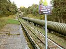 Trassee der ehemaligen Standseilbahn Sion - Les Agettes