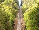 Funiculaire Neuchâtel Chaumont - die sogenannte grosse Rampe heute