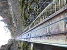 Funiculaire Châtelot Planchettes - Das steile Trassee im unteren Bereich der Strecke