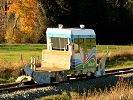 Funiculaire Châtelot Planchettes - Wagen unterwegs unterhalb von Les Planchettes