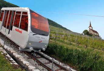 Standseilbahn Ligerz Prêles Tessenberg