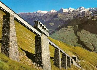 Auf dem Viadukt der Niesenbahn - Aussicht pur