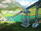 Nordic Arena Kandersteg Standseilbahn Spanngewicht Sprungschanze - standseilbahnen.ch