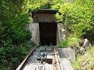 Standseilbahn Wimmis Festung Burgfluh - kurz vor der Bergstation