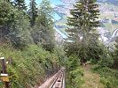 Interlaken Standseilbahn Harder Aussicht auf Interlaken