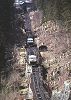 Die Standseilbahn Grütschalp fuhr in instabilem Gelände - Foto Hansruedi Brawand