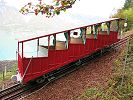 Standseilbahn Giessbach Wagen der Giessbachbahn