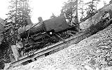 Die Dampflokomotive auf der Standseilbahn