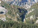 Trassee der Aerlenbahn - Standseilbahn Handegg Handeggfluh