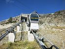 Windenbahn Leisee Sunnegga 2 Schrägaufzüge nebeneinander