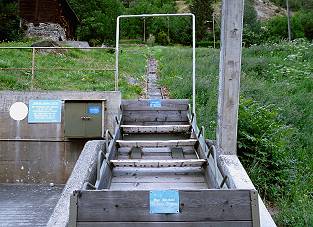 Standseilbahn Kraftwerk Stalden Ackersand