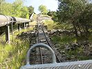 Die alte Standseilbahn Kraftwerk Ackersand Riedji von 1909 ist immer noch unterwegs