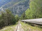 Standseilbahn Ackersand Riedji - Aussicht