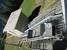 Standseilbahn Ackersand Riedji - Wagen in der Bergstation