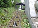 Standseilbahn Kraftwerk Turtmann Oberems - Foto Hansruedi Imgrüth Histec Archiv standseilbahnen.ch