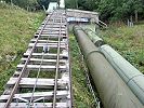 Standseilbahn Kraftwerk Turtmann Oberems - Foto Hansruedi Imgrüth Histec Archiv standseilbahnen.ch