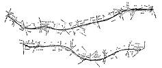 Streckenplan Sierre - Montana von 1911