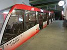 Standseilbahn Funiculaire Sierre Montana - Wagen in der Talstation