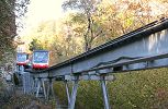 Ausweiche der Standseilbahn Sierre Montana