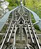 Die Ausweiche Standseilbahn Sierre Montana