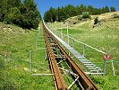 Funiculaire St-Luc Tignousa - Trassee der Standseilbahn