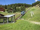 Funiculaire St-Luc Tignousa - Wagen bei der Talstation