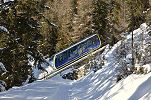 Funiculaire St-Luc Tignousa - Standseilbahn im Winter