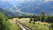 Standseilbahn St-Luc Tignousa - Aussicht Tignousa