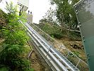 Standseilbahn Wettingen Webermühle - Steigung 44 Grad