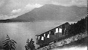 Bürgenstockbahn Standseilbahn Bürgenstock funicular Burgenstock - Wagen der ersten Generation im Einsatz bis 1897