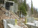 Einfahrt Bergstation der Standseilbahn Wolfenschiessen Festung Wissiflue