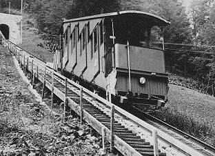 Standseilbahn Engelberg Gerschnialp Wagen 1913 - 1950