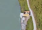 Standseilbahn Gerschnialp Druckstollen Trübsee - Bergstation direkt am Trübsee - Im Turm unten beim See geht es 8 Meter hinunter zur Bergstation der Standseilbahn - Google Maps