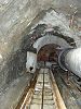 Standseilbahn Gerschnialp Druckstollen Trübsee - Ankunft in der Bergstation - vor dem Umbau 2007