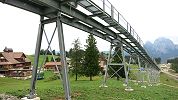 Stoosbahn Standseilbahn Stoos Brücke Viadukt Trasse Trassee Bergstation Stoos