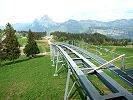 Stoosbahn Standseilbahn Stoos Brücke Viadukt Trasse Trassee Bergstation Stoos