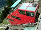 Ritombahn Wagen in der Bergstation Piora