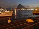 Standseilbahn Funicolare Lugano San Salvatore - Abendstimmung in Lugano mit dem San Salvatore