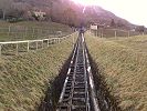 Standseilbahn Funicolare Lugano San Salvatore - auf dem Weg zur Zwischenstation Pazzallo