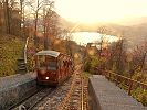 Funicolare Lugano Monte Bre Standseilbahn - Ausweiche Aldesago Utoring